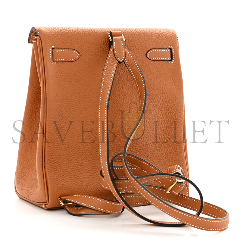 H**mes master aurillon clemence kelly ado backpack toffee (23*22*10cm)